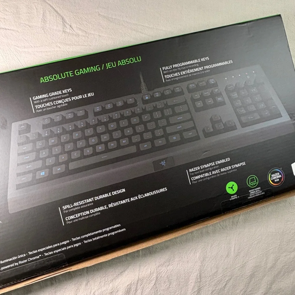 Razer Cynosa Lite Essential Gaming Keyboard Black‎ Wired RGB Chroma RZ03-0274